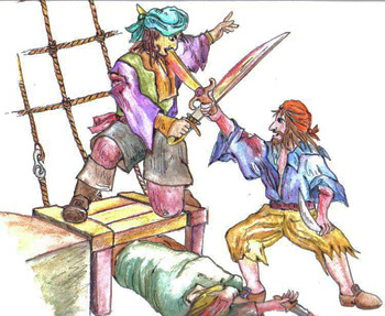 Pirates fighting